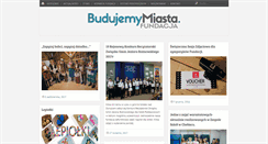 Desktop Screenshot of budujemymiasta.pl